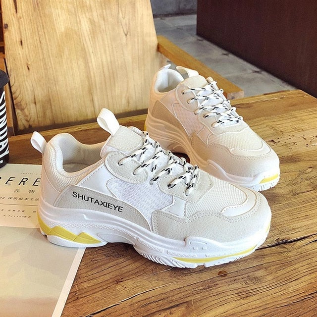 New breathable fashion tenis feminino lace-up women sneakers - Image 4